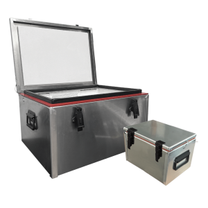 Two DynaLoc LTC boxes Open Closed Two DynaLoc LTC boxes Open Closed