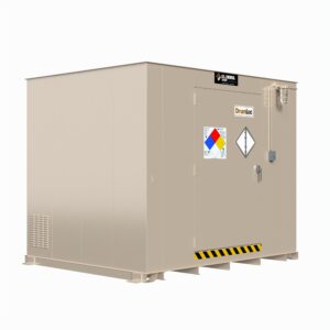 US Chemical Storage angle 2 exterior Fast Lane Pre-Engineered Chemical Building FastLane DL 1008